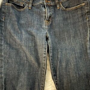 J. Crew Dark Blue Straight Leg Jeans Classy Casual Wear